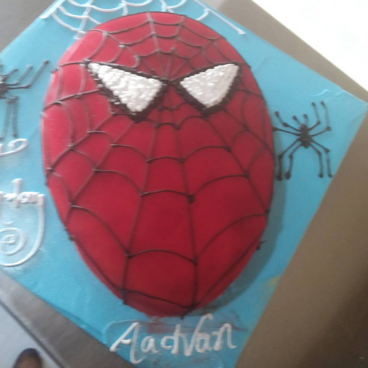 Spiderman Face Cake online delivery in Noida, Delhi, NCR, Gurgaon