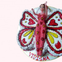 Butterfly Doll Cake online delivery in Noida, Delhi, NCR,
                    Gurgaon