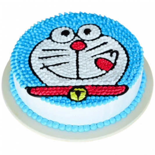 Cartoon Fresh Cream Cake | Doraemon Cake 