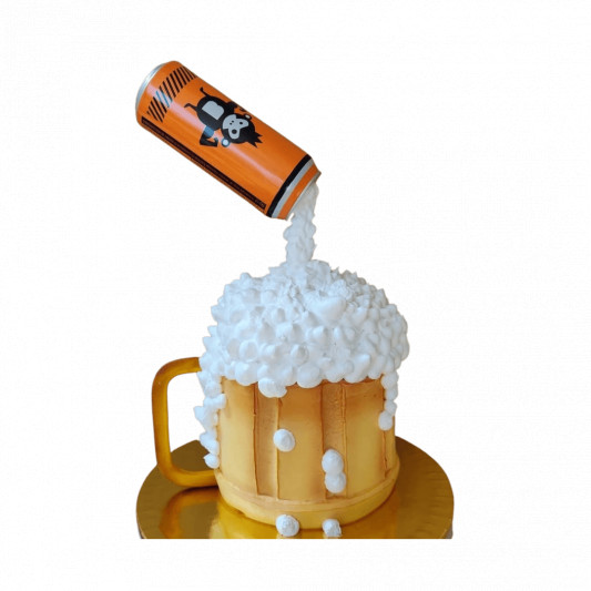 Beer Mug Gravity Cake  online delivery in Noida, Delhi, NCR, Gurgaon