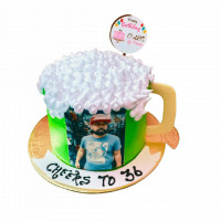 Beer Mug Photo Cake online delivery in Noida, Delhi, NCR,
                    Gurgaon