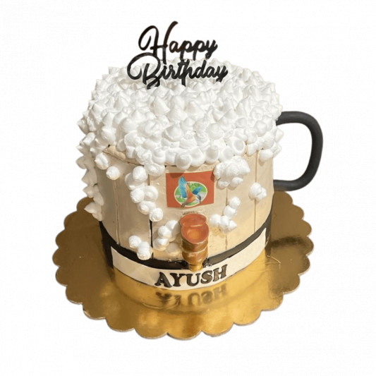 Beer Mug Cream Cake online delivery in Noida, Delhi, NCR, Gurgaon