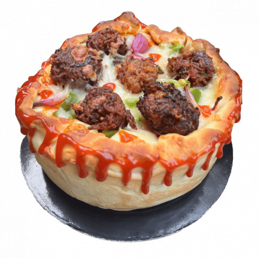 Maggie Dumpling Cheesy Pizza Cake online delivery in Noida, Delhi, NCR, Gurgaon