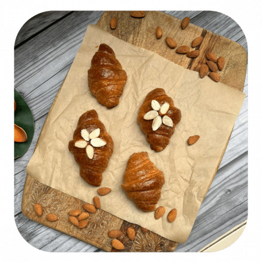 Croissant Filled with Hazelnut Almond Praline online delivery in Noida, Delhi, NCR, Gurgaon