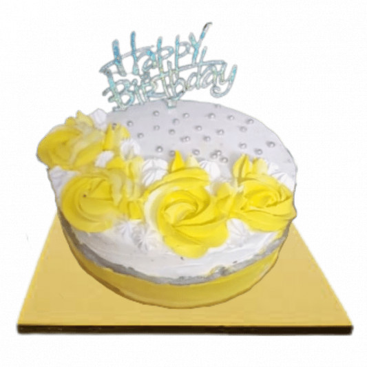 Rosette flower cake online delivery in Noida, Delhi, NCR, Gurgaon