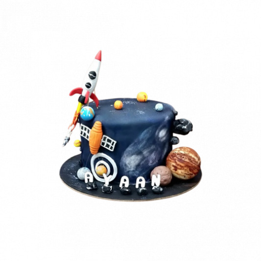 Solar Space Theme Rocket Cake online delivery in Noida, Delhi, NCR, Gurgaon