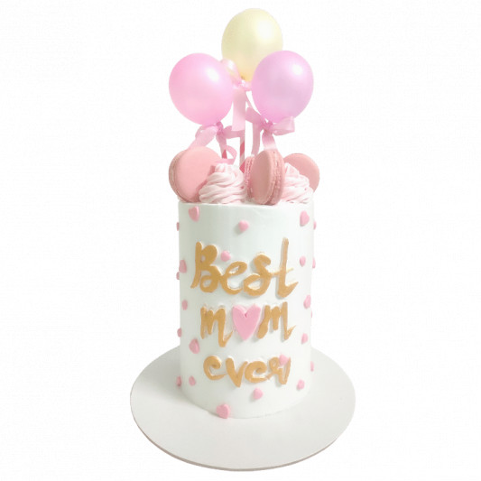 Best Mom Ever Tall Cake online delivery in Noida, Delhi, NCR, Gurgaon