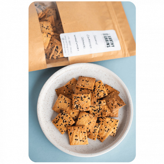 Sesame Sourdough Crackers online delivery in Noida, Delhi, NCR, Gurgaon