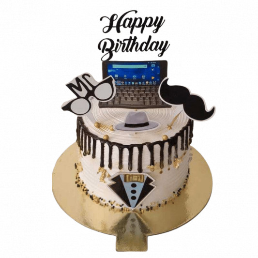 Little Man Cake For A Brother's Birthday online delivery in Noida, Delhi, NCR, Gurgaon