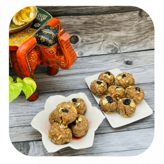 Navratri Makhana Coconut Jaggery Ladoo online delivery in Noida, Delhi, NCR, Gurgaon