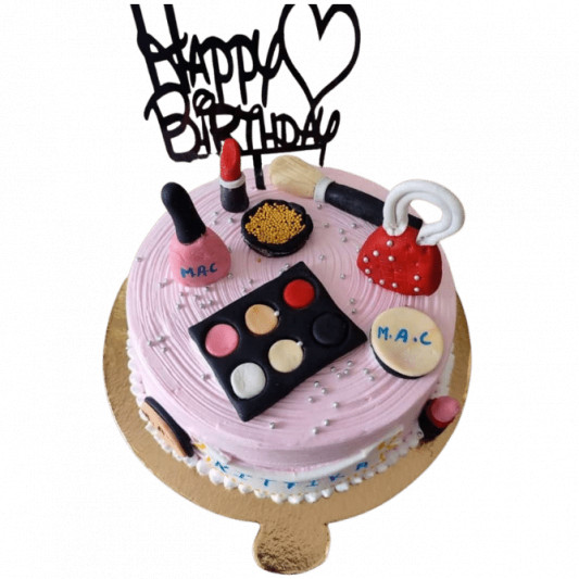 Semi Fondant Makeup Cake online delivery in Noida, Delhi, NCR, Gurgaon