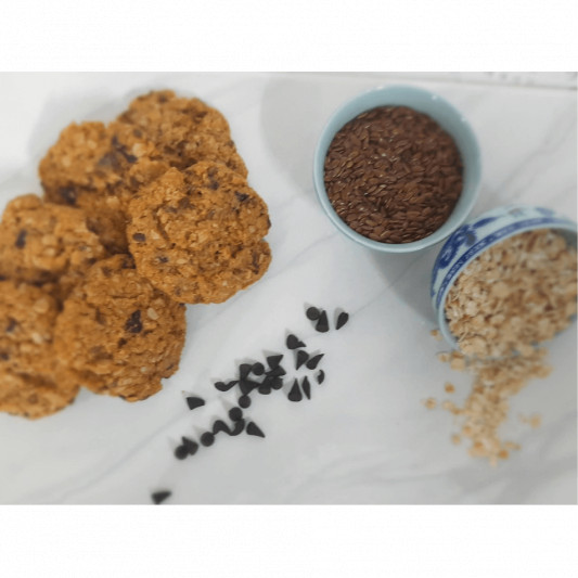 Healthy Oatmeal Flax  Seed Cookies | Gluten Free online delivery in Noida, Delhi, NCR, Gurgaon