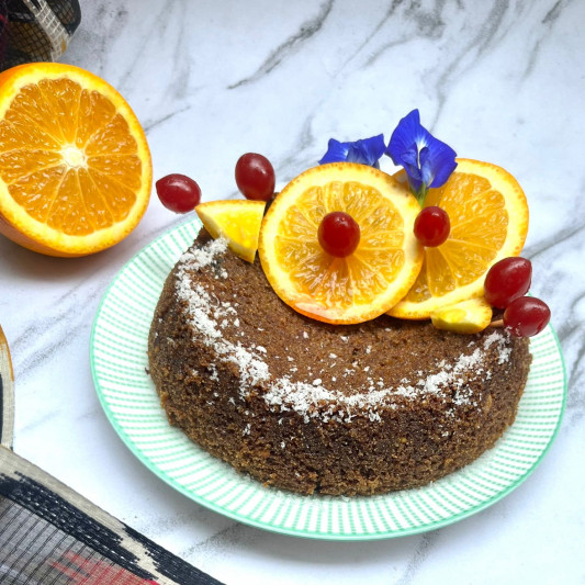 Falhari Orange Cake online delivery in Noida, Delhi, NCR, Gurgaon