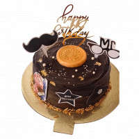 Mr. Theme Chocolate Cake online delivery in Noida, Delhi, NCR,
                    Gurgaon