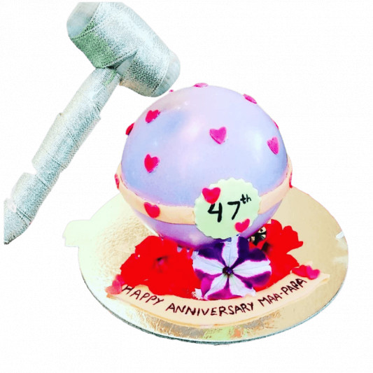 Anniversary Pinata Cake online delivery in Noida, Delhi, NCR, Gurgaon