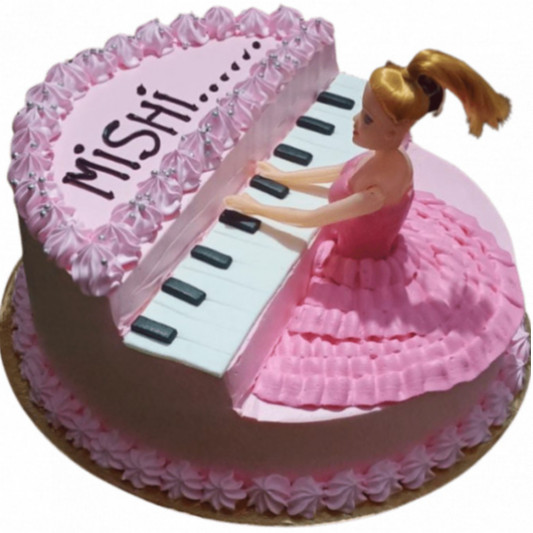 Girl Playing Piano Cake online delivery in Noida, Delhi, NCR, Gurgaon