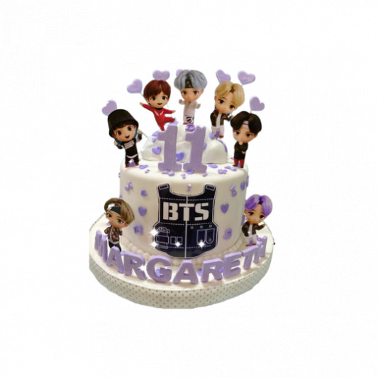 BTS Theme Birthday Cake online delivery in Noida, Delhi, NCR, Gurgaon