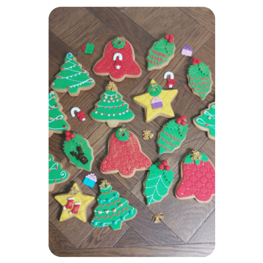 Christmas Theme Big Cookies  online delivery in Noida, Delhi, NCR, Gurgaon