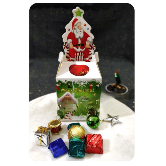 Christmas Gift Pack Of  Chocolates and Plum Cake Muffin online delivery in Noida, Delhi, NCR, Gurgaon