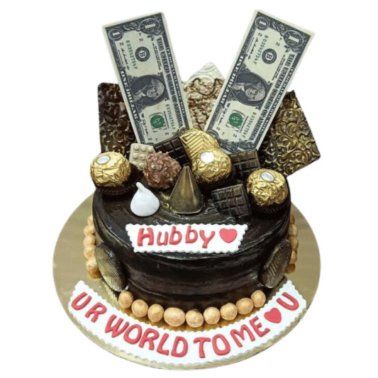 Customize Dollar Cake online delivery in Noida, Delhi, NCR, Gurgaon