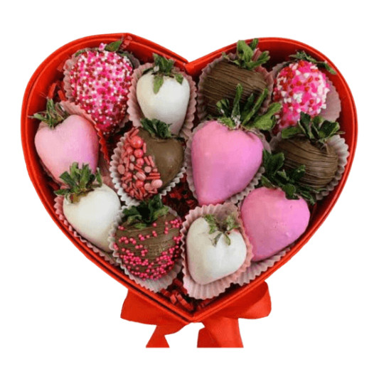 Assorted Flavored Covered Strawberries online delivery in Noida, Delhi, NCR, Gurgaon