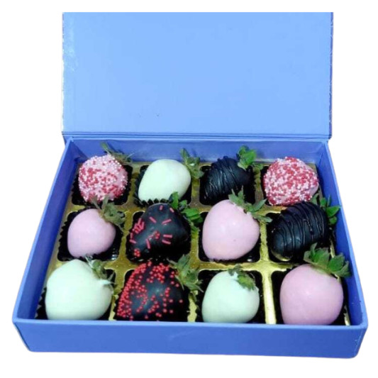 Assorted Flavored Covered Strawberries online delivery in Noida, Delhi, NCR, Gurgaon