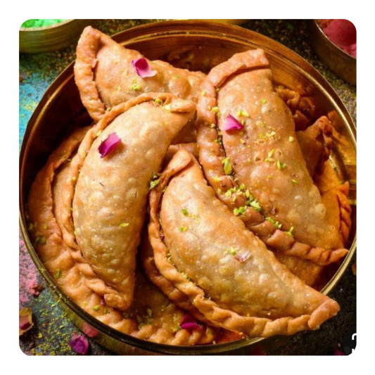 Assorted Baked Whole Wheat Gujiya using Jaggery  online delivery in Noida, Delhi, NCR, Gurgaon