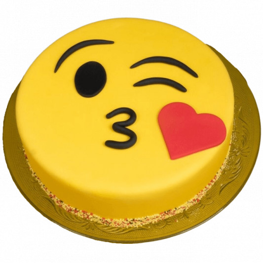 Emoji Pineapple Cake online delivery in Noida, Delhi, NCR, Gurgaon