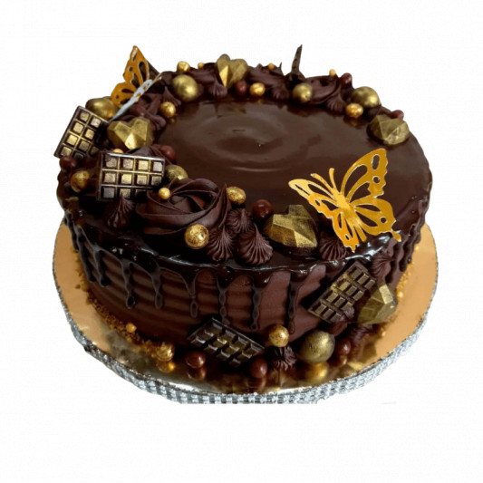 Rich Dark Chocolate cake  Meerut Online Cakes  Online shop