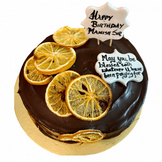 Chocolate Orange Cake online delivery in Noida, Delhi, NCR, Gurgaon