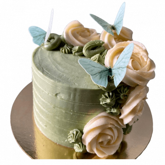 Floral Buttercream Cake online delivery in Noida, Delhi, NCR, Gurgaon