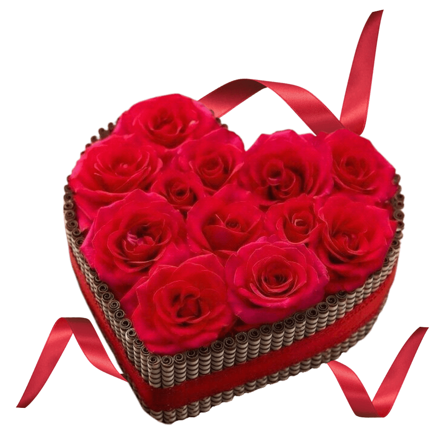 Heart Rose Cake online delivery in Noida, Delhi, NCR, Gurgaon