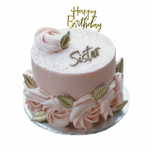 Strawberry Rosette Cake online delivery in Noida, Delhi, NCR, Gurgaon