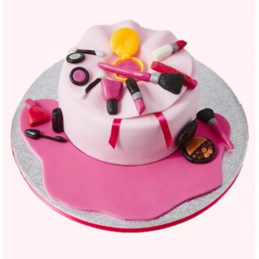 Birthday Makeup Cake online delivery in Noida, Delhi, NCR, Gurgaon