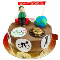 97th Birthday Cake for Papa online delivery in Noida, Delhi, NCR,
                    Gurgaon