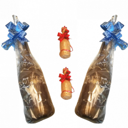 Gift Pack of Champagne Shaped Chocolates online delivery in Noida, Delhi, NCR, Gurgaon
