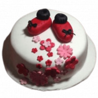 Baby Shower Cake with Booties online delivery in Noida, Delhi, NCR,
                    Gurgaon