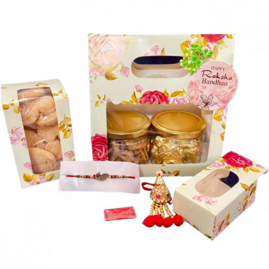 Rakhi with Cookies Gift Hamper online delivery in Noida, Delhi, NCR, Gurgaon