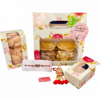 Rakhi with Cookies Gift Hamper online delivery in Noida, Delhi, NCR,
                    Gurgaon