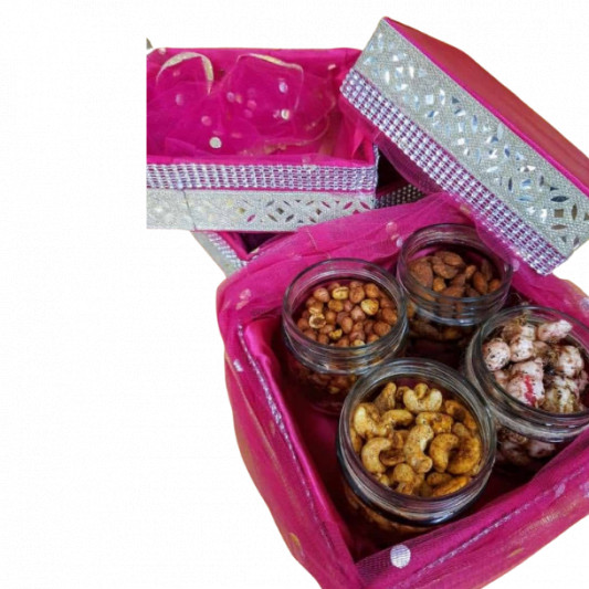 Gift Pack of Amazing Nuts in Jars online delivery in Noida, Delhi, NCR, Gurgaon