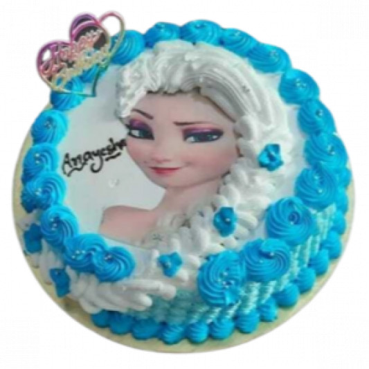 Frozen Edible Image Cake online delivery in Noida, Delhi, NCR, Gurgaon