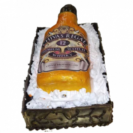 Whisky Bottle Birthday Cake online delivery in Noida, Delhi, NCR, Gurgaon