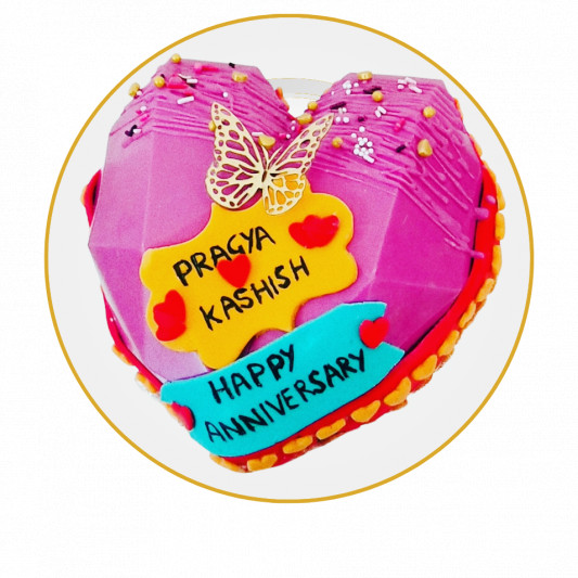 Heart Pinata Cake online delivery in Noida, Delhi, NCR, Gurgaon