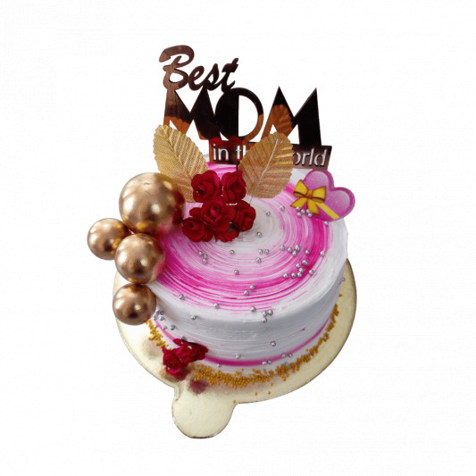 Designer Cake for Mom online delivery in Noida, Delhi, NCR, Gurgaon