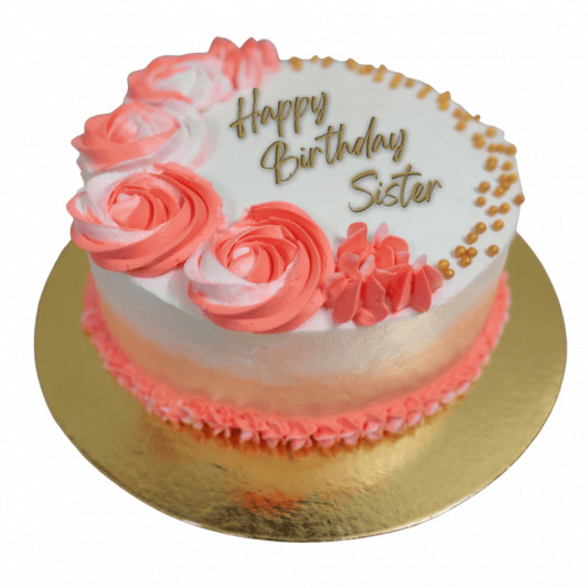 Strawberry Floral Cake online delivery in Noida, Delhi, NCR, Gurgaon