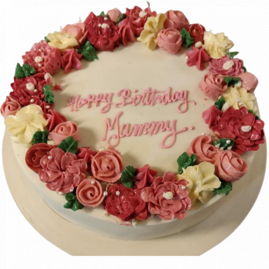 Designer Floral Cake online delivery in Noida, Delhi, NCR, Gurgaon