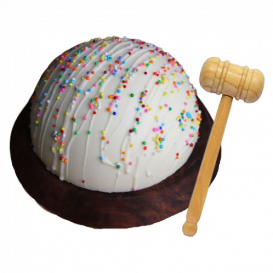 Round Shape Pinata Cake online delivery in Noida, Delhi, NCR, Gurgaon