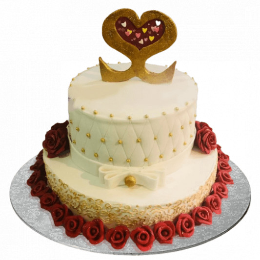 2 tier Designer Cake online delivery in Noida, Delhi, NCR, Gurgaon