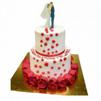 2 Tier Wedding Cake online delivery in Noida, Delhi, NCR,
                    Gurgaon