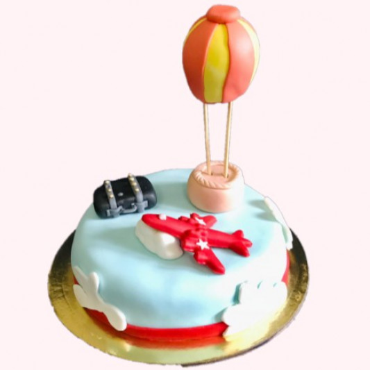 Travel Fondant Cake online delivery in Noida, Delhi, NCR, Gurgaon